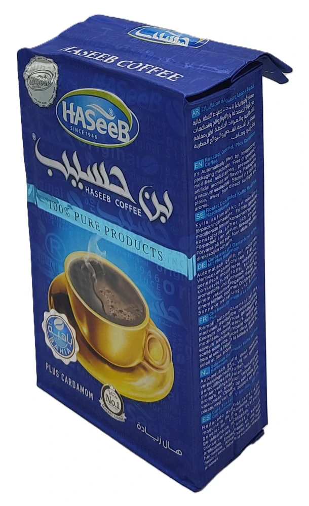 Haseeb mletá káva kardamom plus 500g