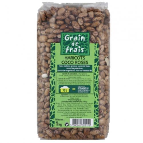 Grain de frais fazole coco rose 1kg