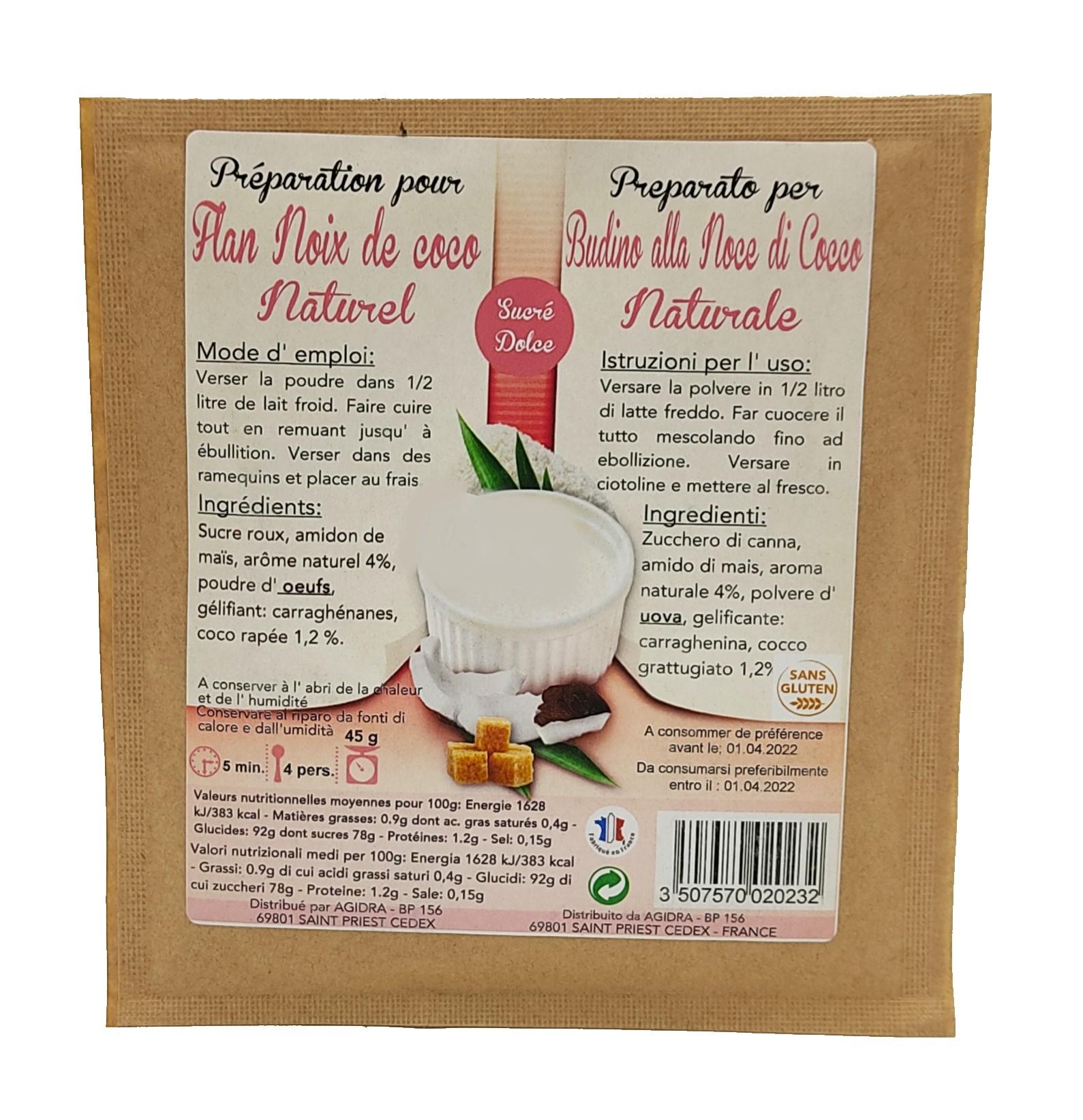 Flan kokosový 45g