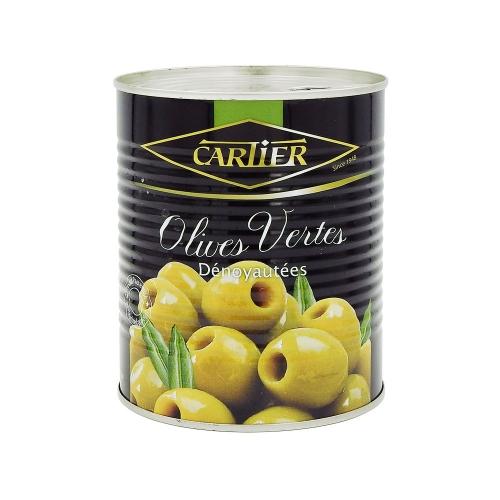 Cartier zelené olivy 850g