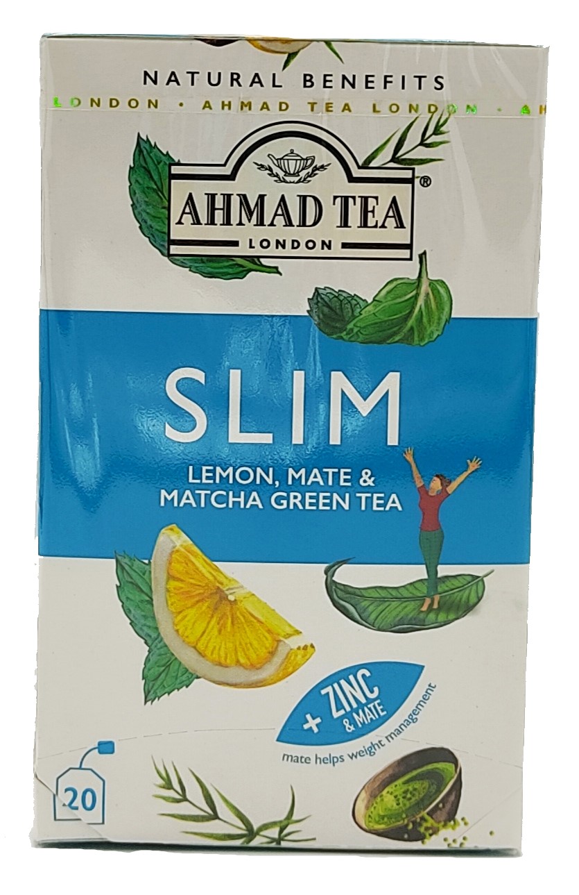 Ahmad tea zelený funkční čaj na podporu hubnutí 20 sáčků