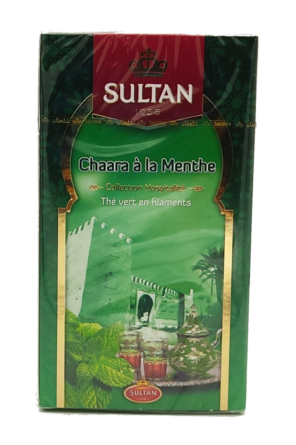 Sultan chaara zelený čaj s mátou 95g