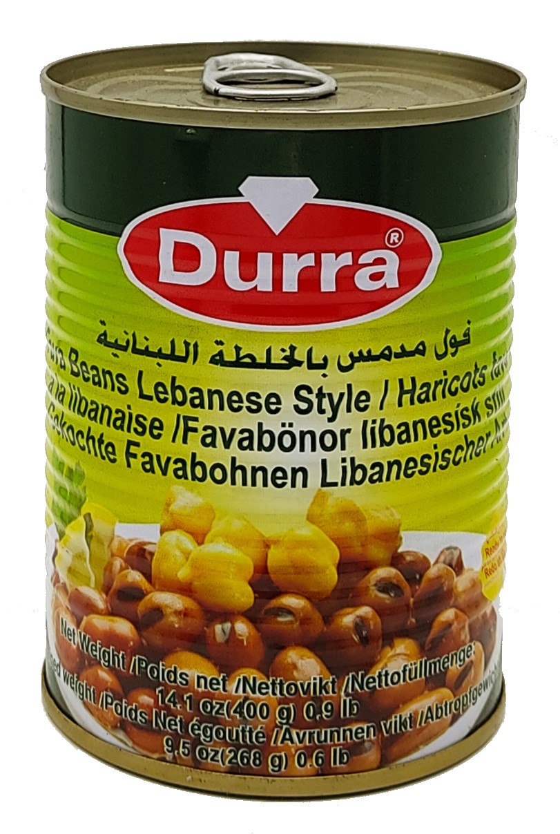 Durra fazolové boby s cizrnou (Lebanese style) 400g