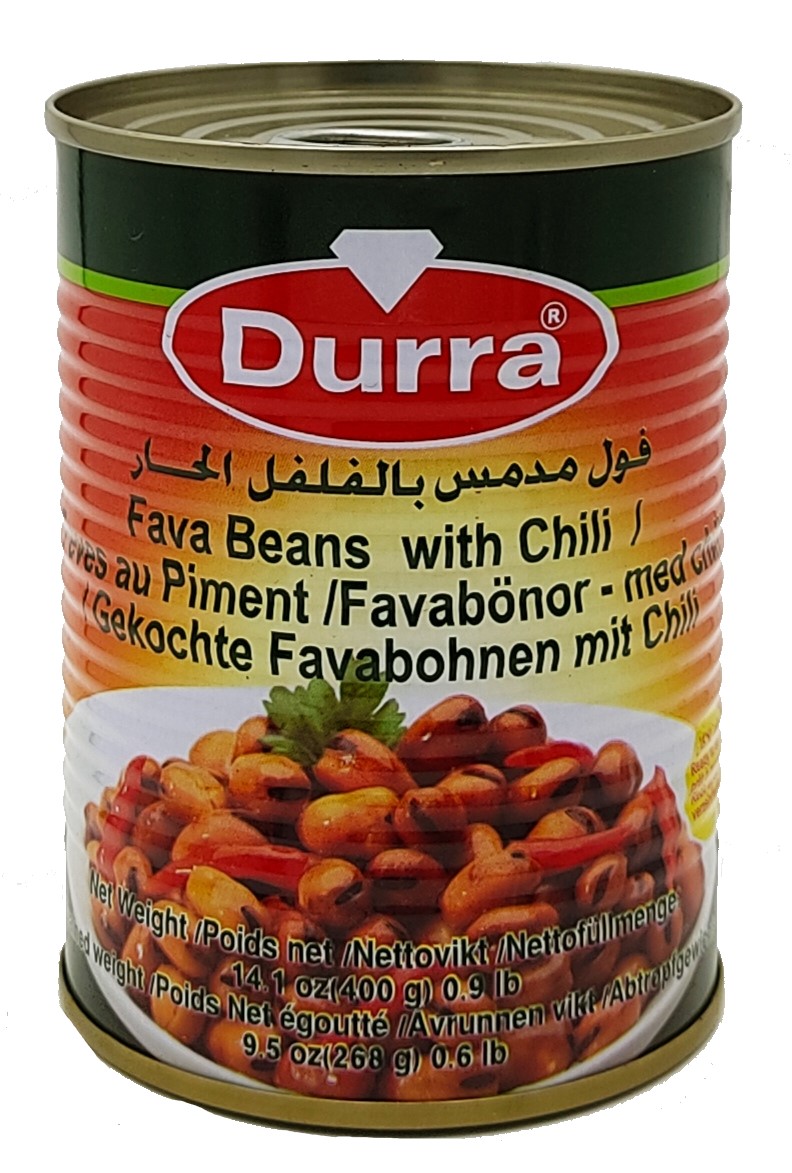 Durra fazolové boby s chilli 400g