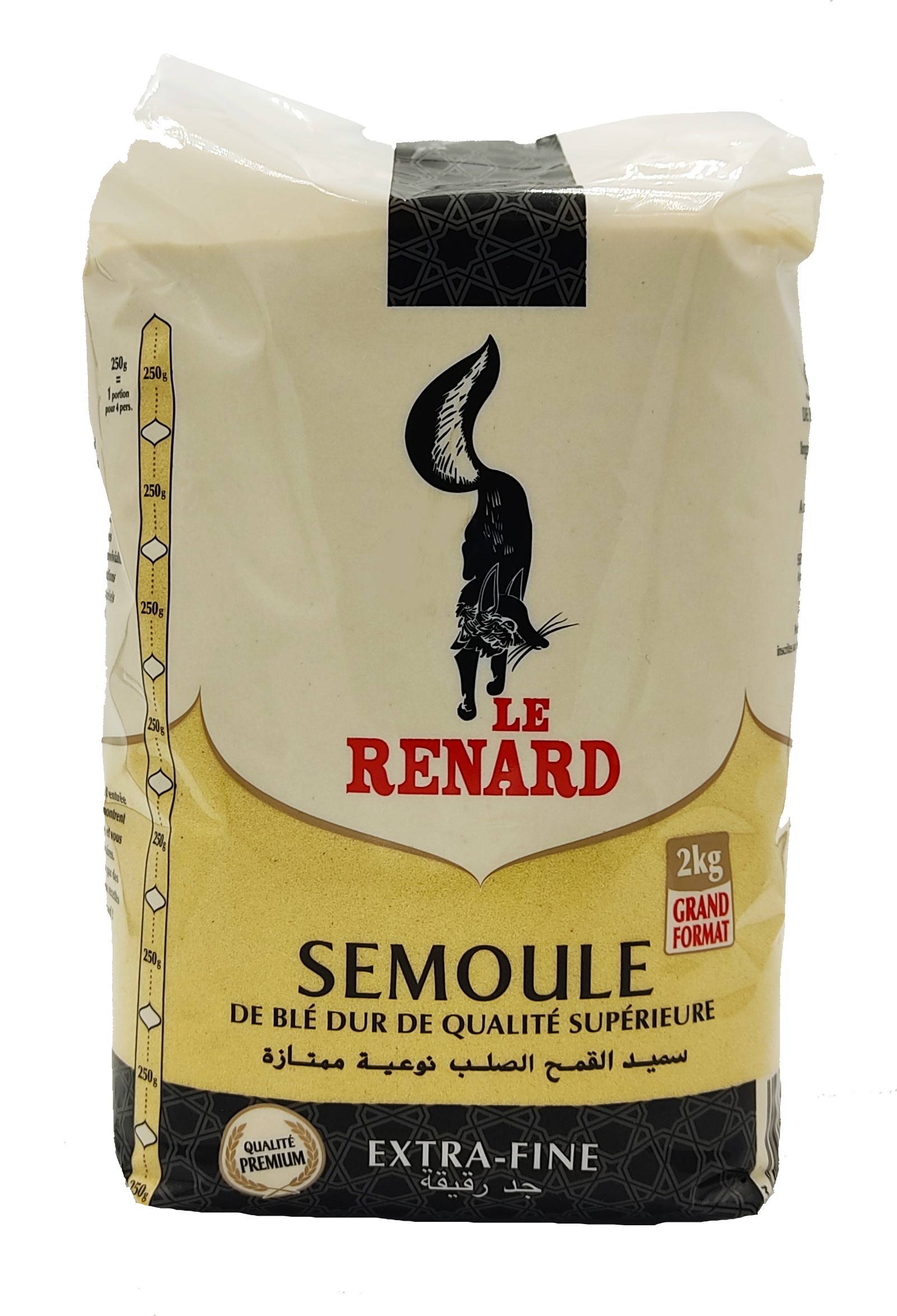 Le renard extra jemná mouka semolina 2kg