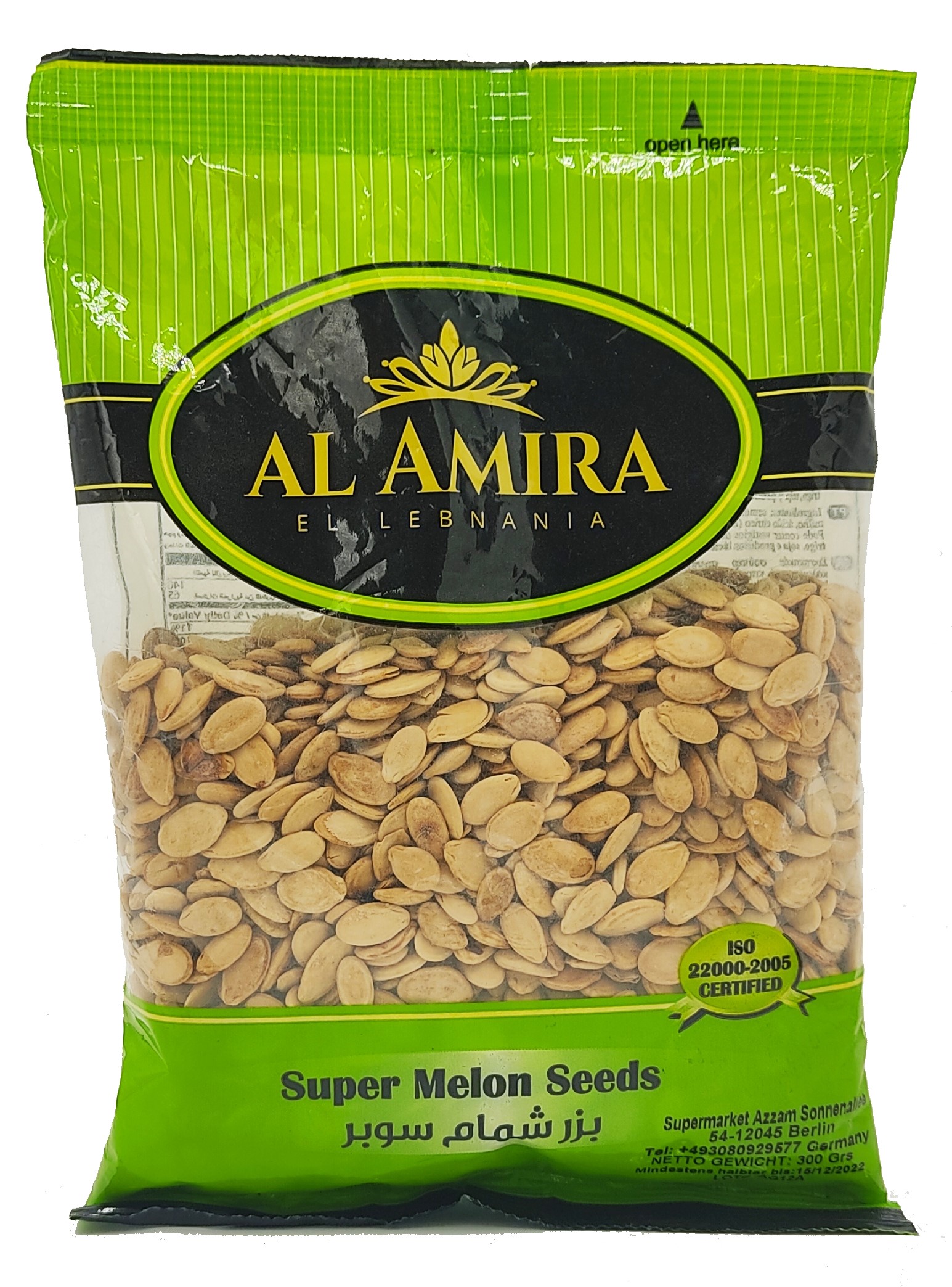 Al amira super meloun semínka solená 300g