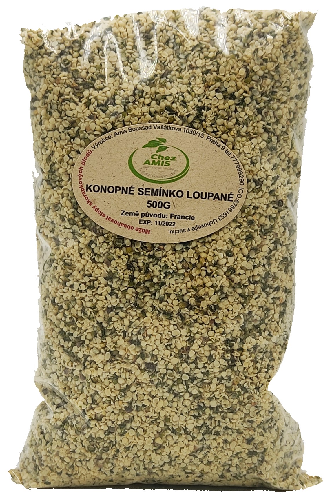 Konopné semínko loupané 350g