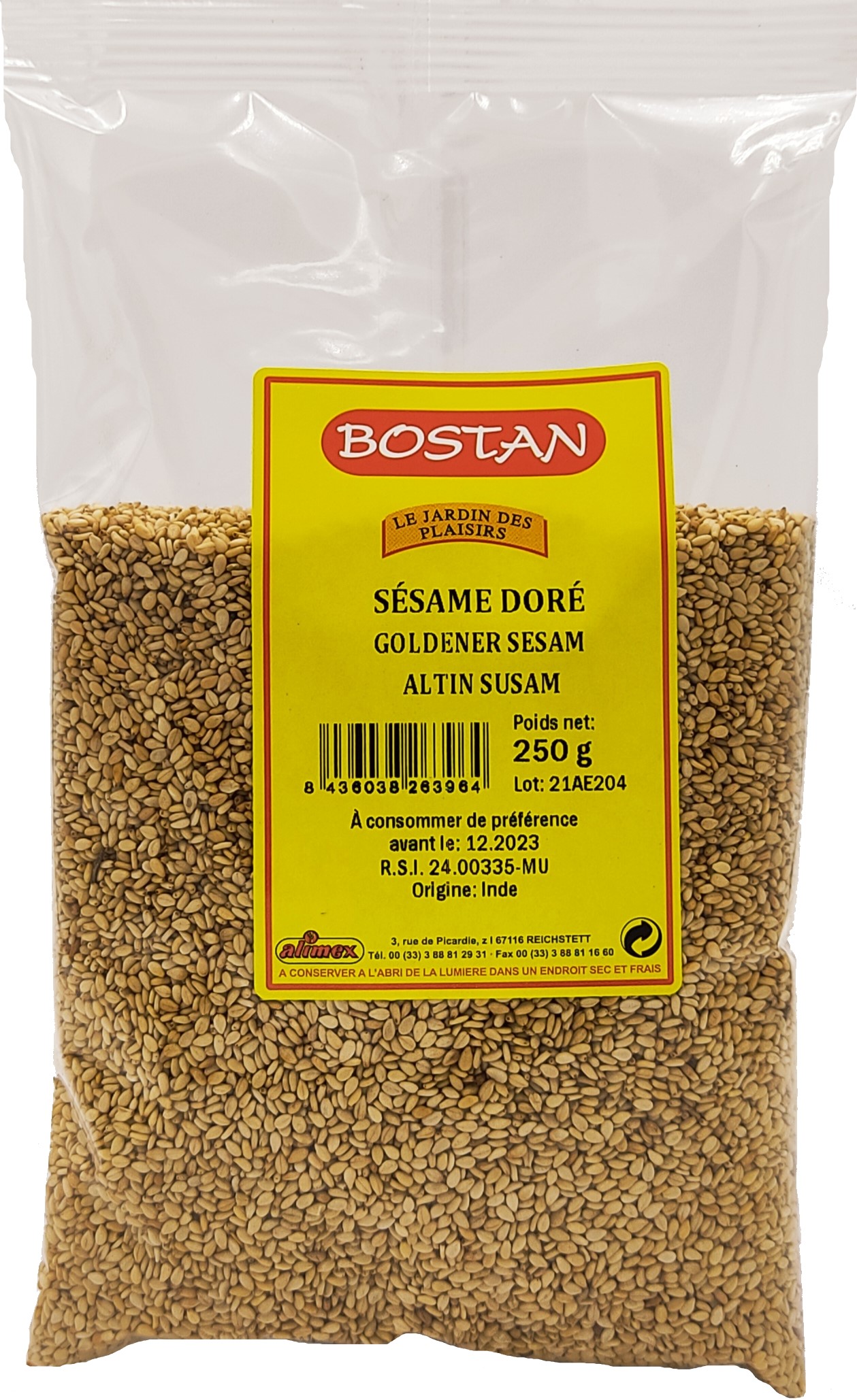 Bostan zlatý sezam 250g