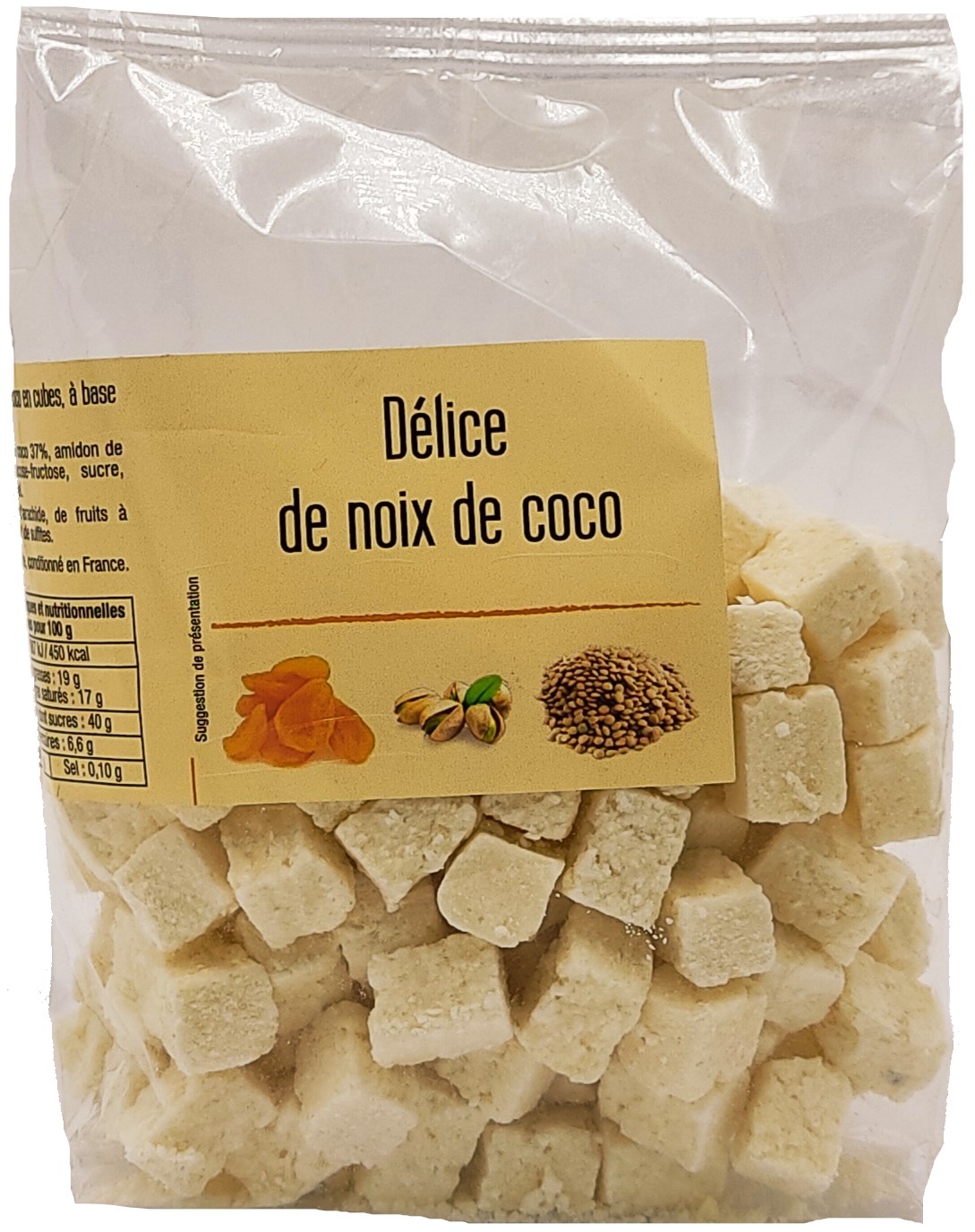 Kokosové kostky 180g