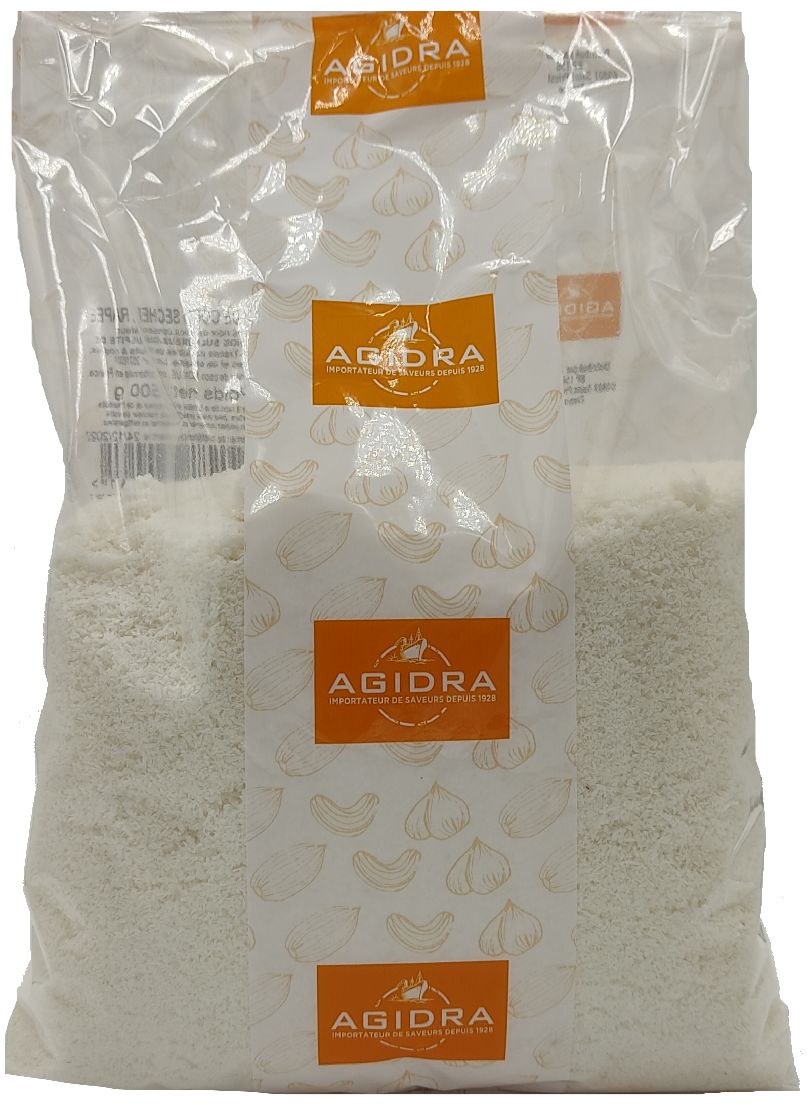 Agidra kokos strouhaný 500g