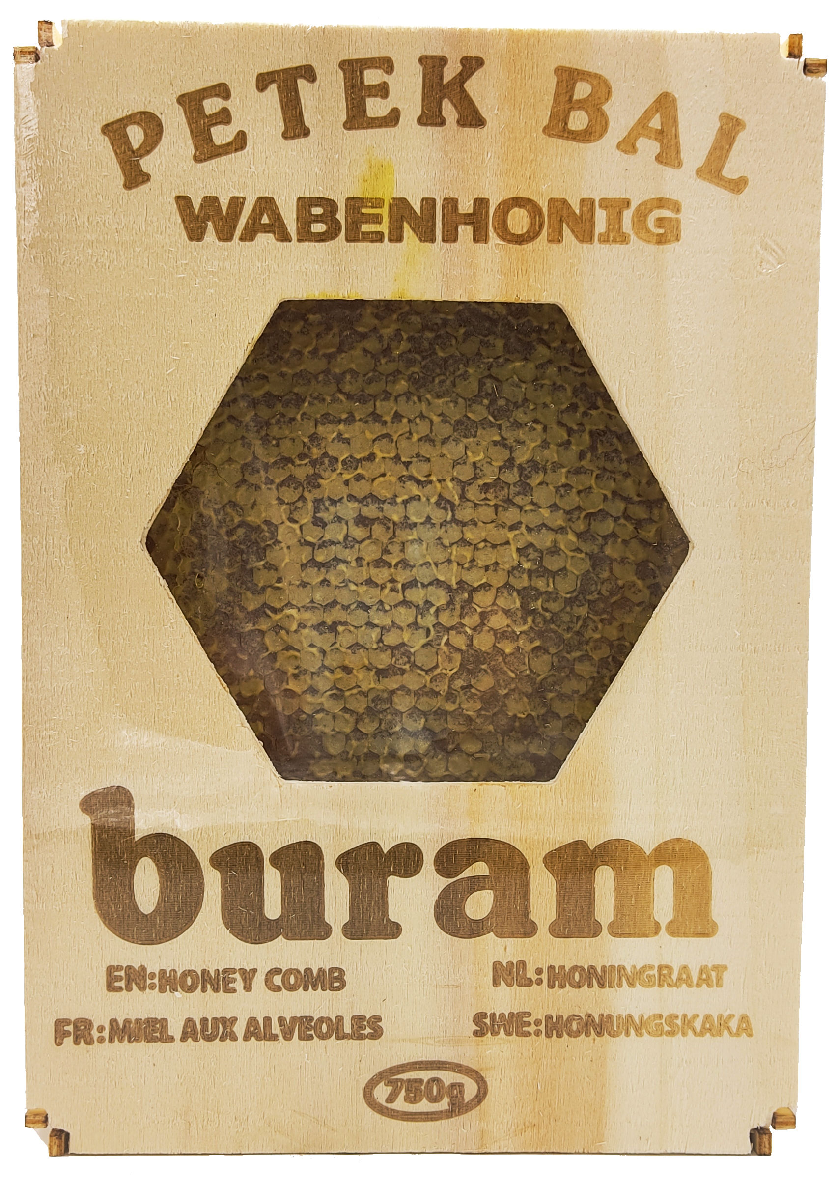 Buram medová plástev 750g