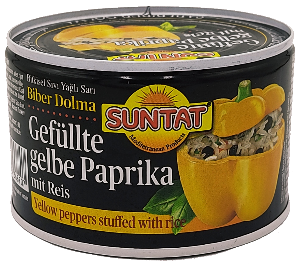 Suntat žlutá paprika plněná rýží 400g