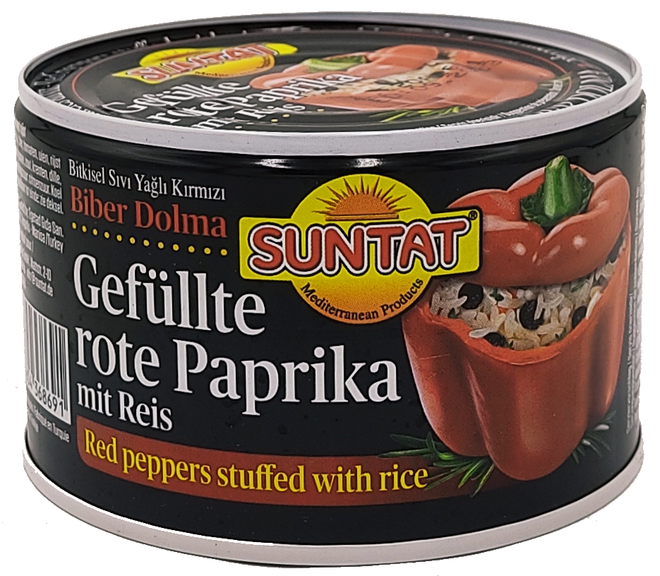 Suntat červená paprika plněná rýží 400g
