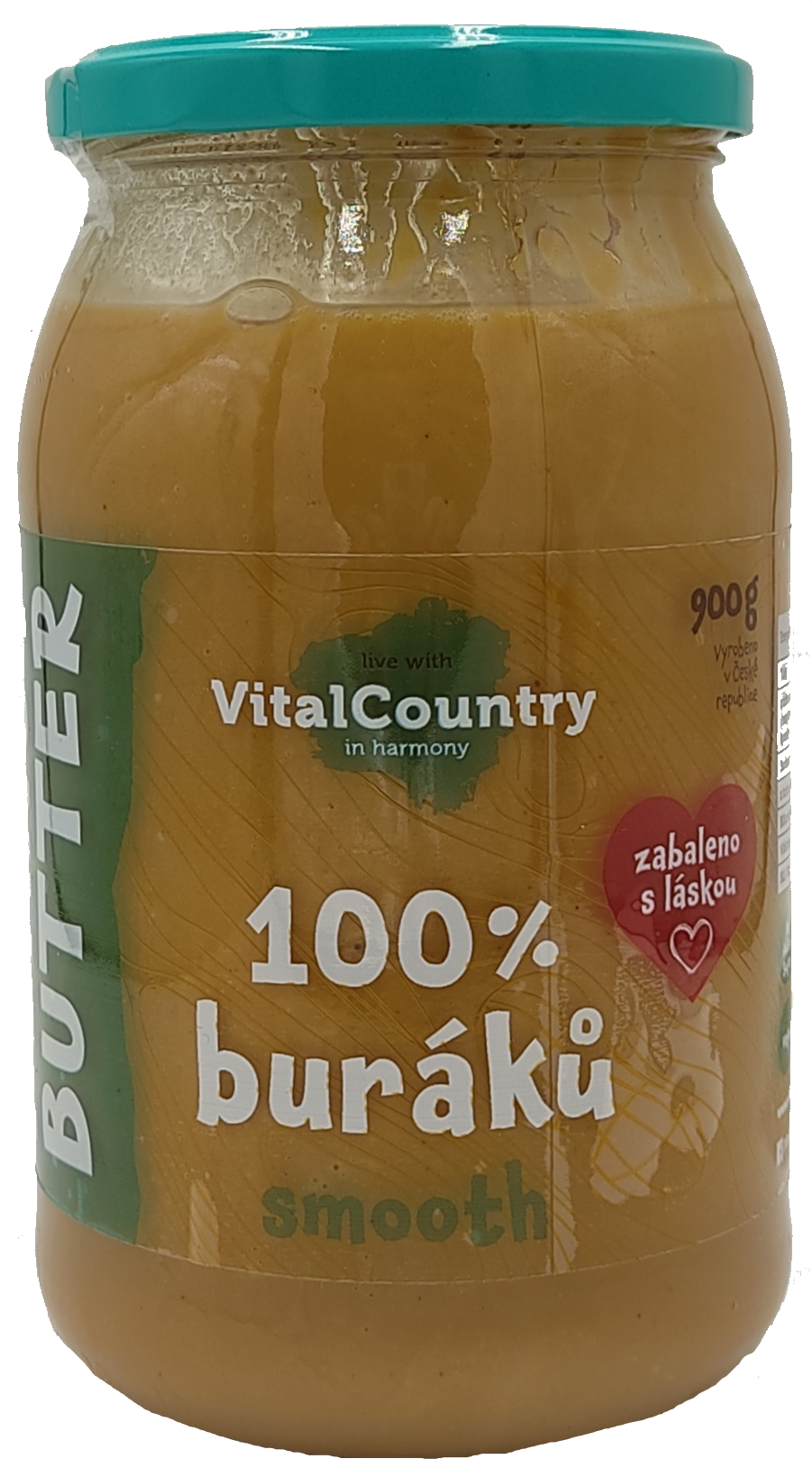 Arašídové máslo smooth 900g
