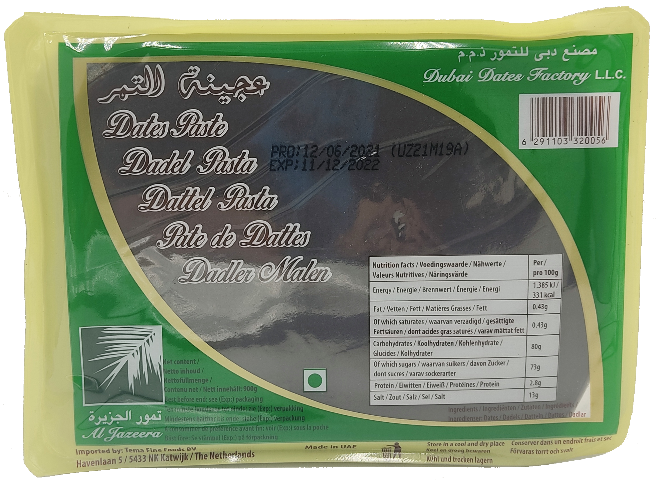 Datlová pasta Dubaj 900g