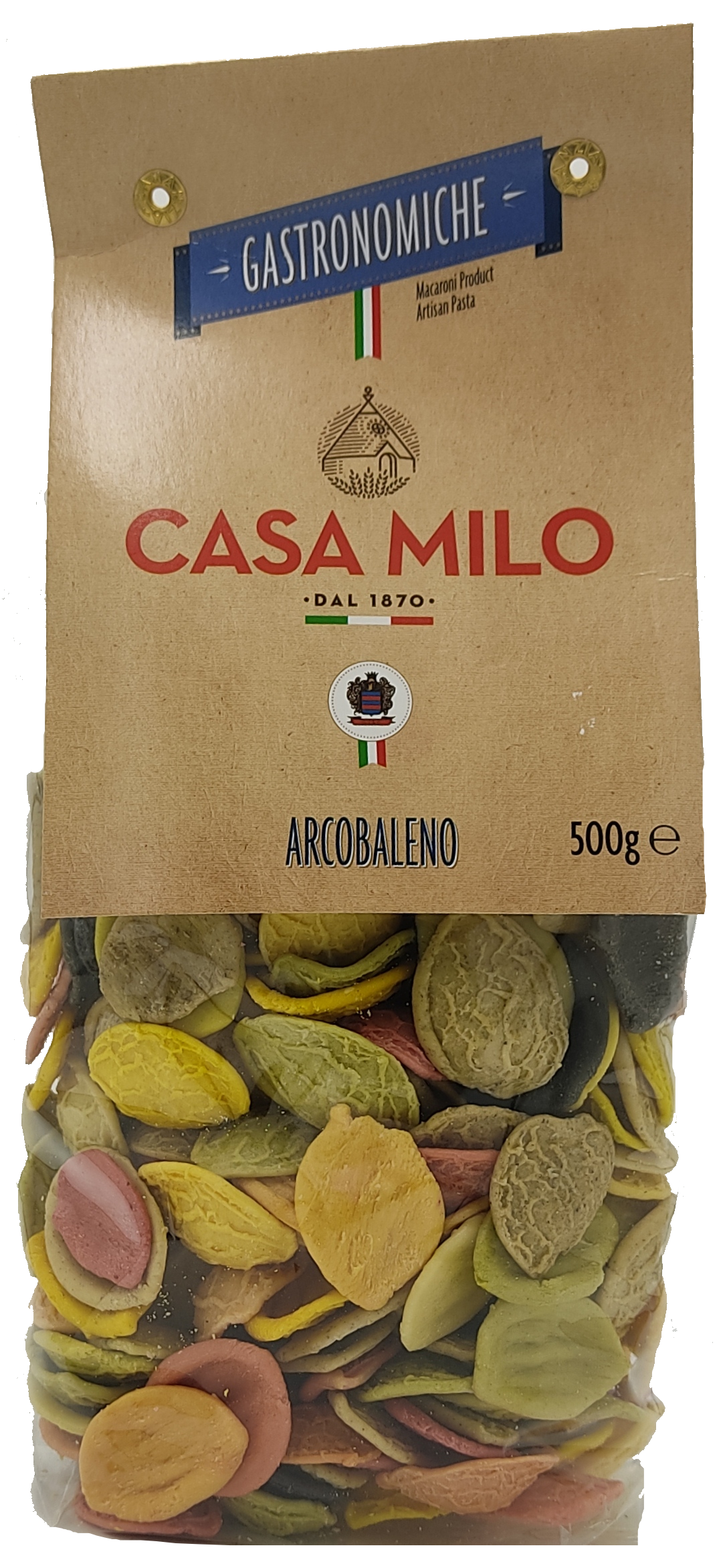 Casa Milo vícebarevné arcobaleno těstoviny 500g