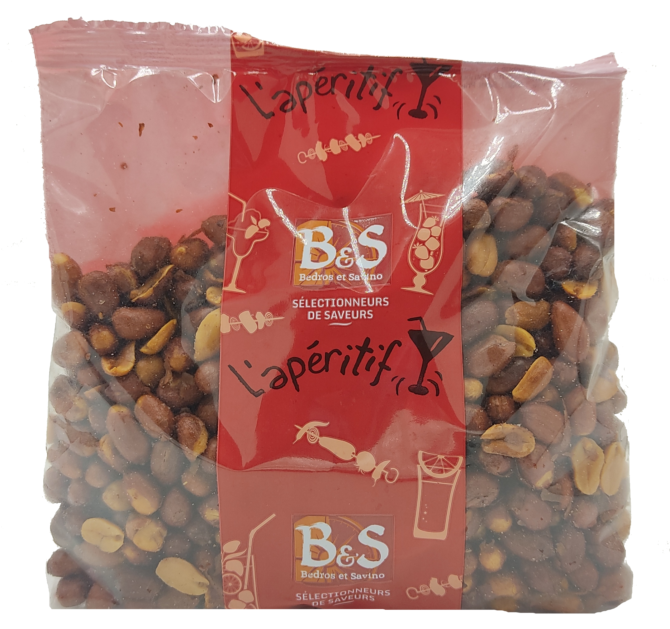 Neloupané arašídy pražené solené 500g