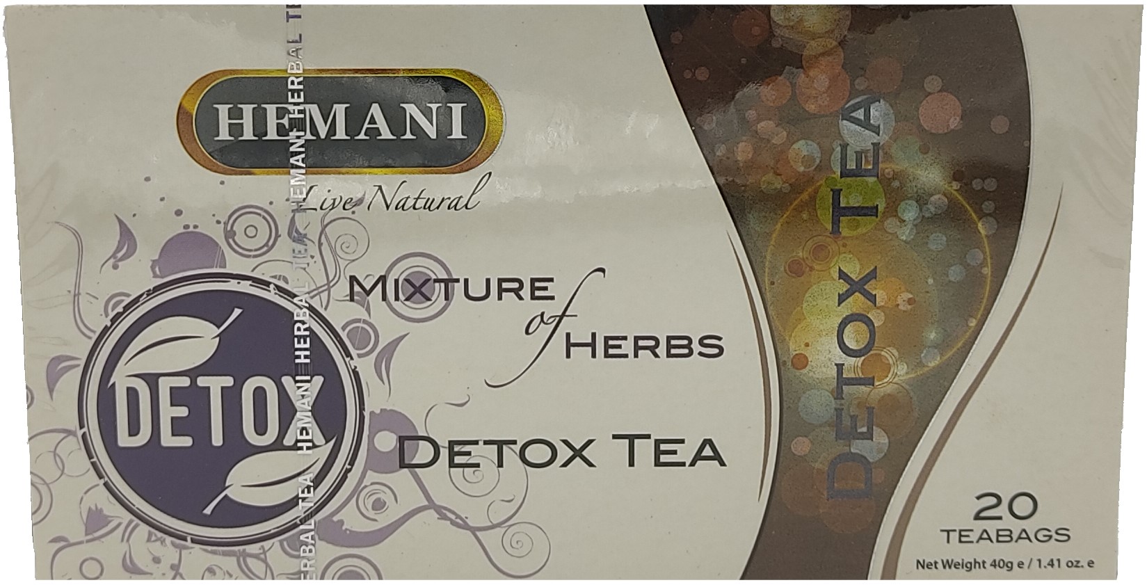Hemani detox čaj 20 sáčků