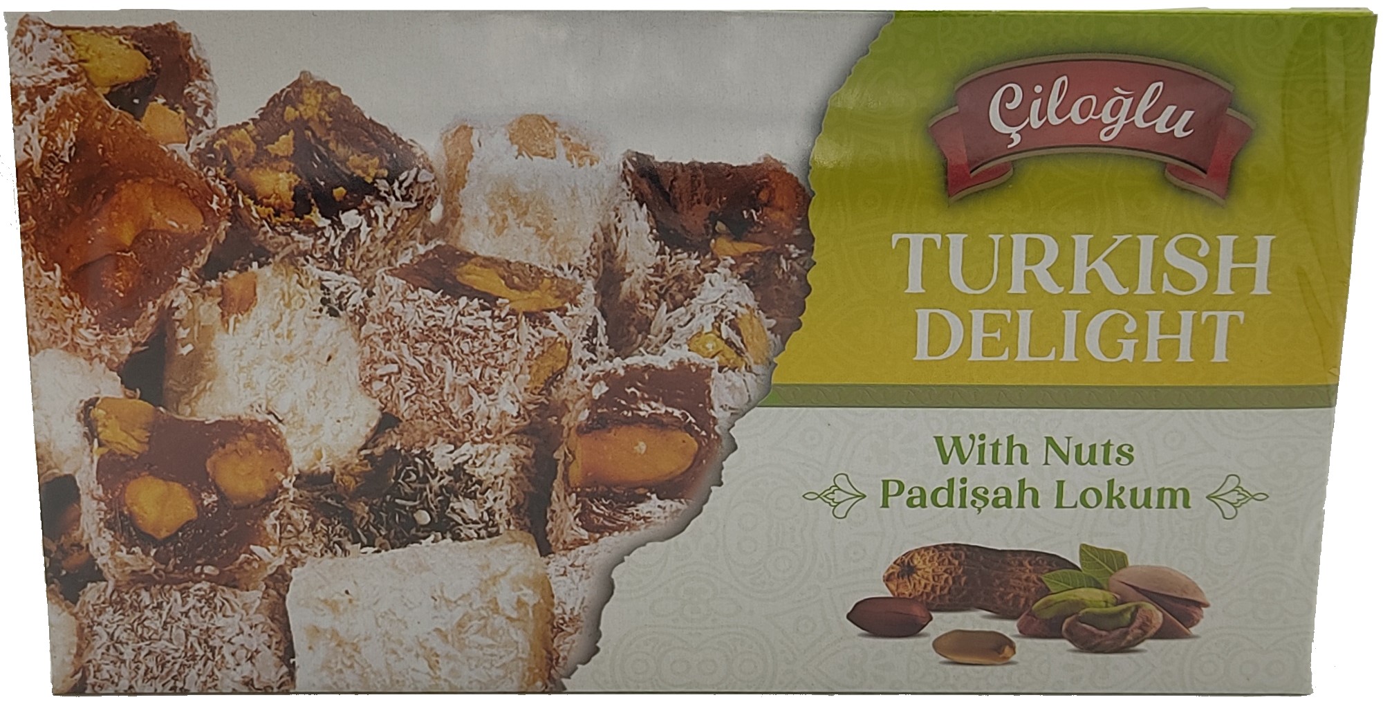 Ciloglu lokum oříškový (arašídy, lískový ořech, pistácie a mandle) 300g