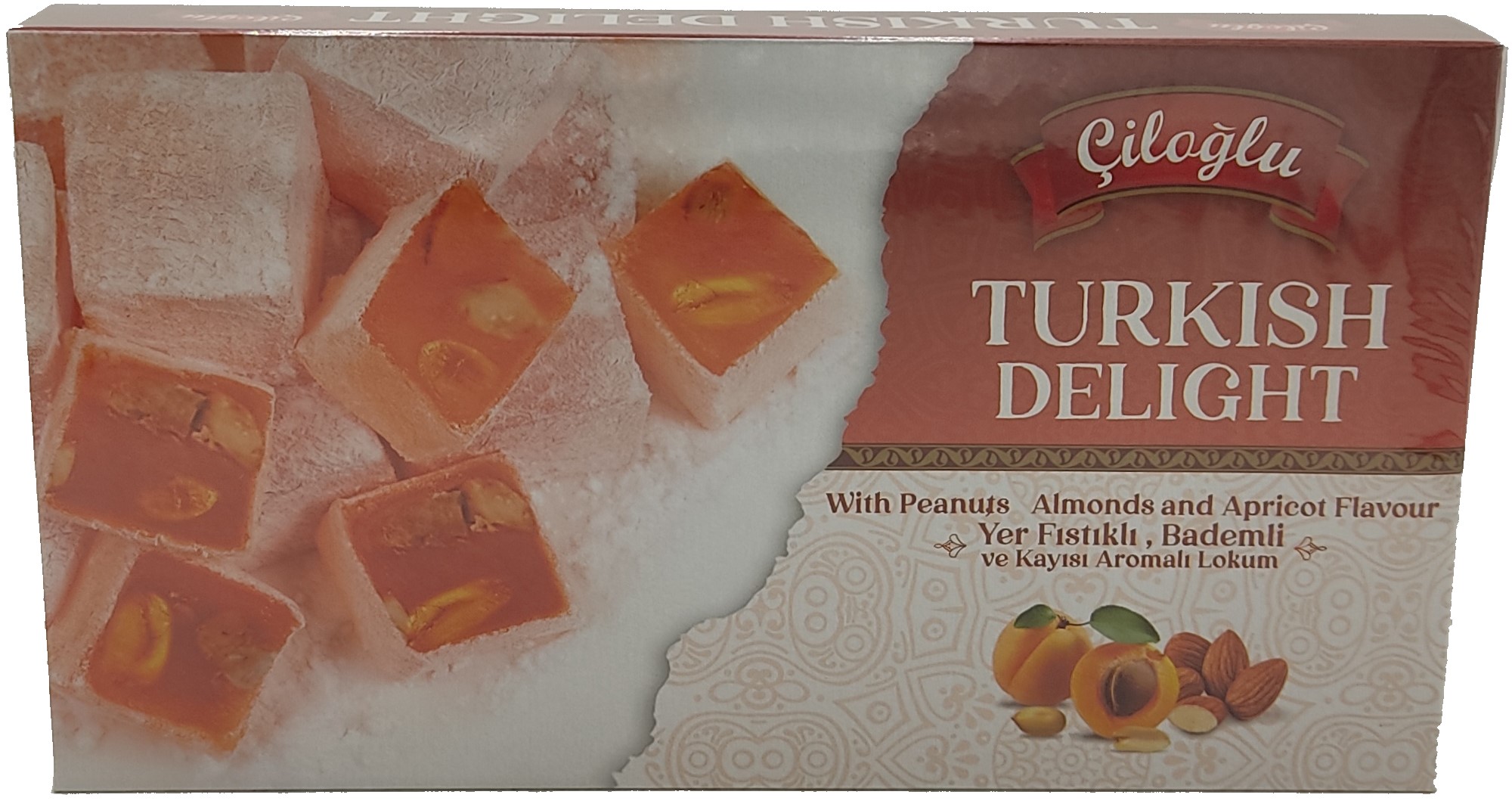 Ciloglu lokum meruňkový s oříšky 300g