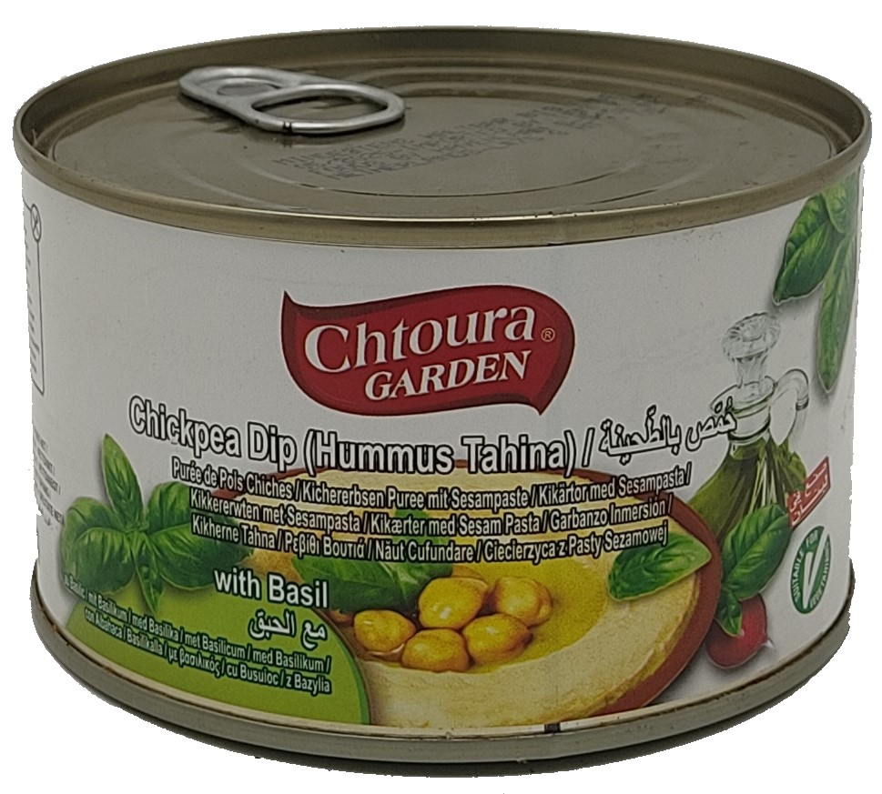 Chtoura hummus s tahinou a bazalkou 420g