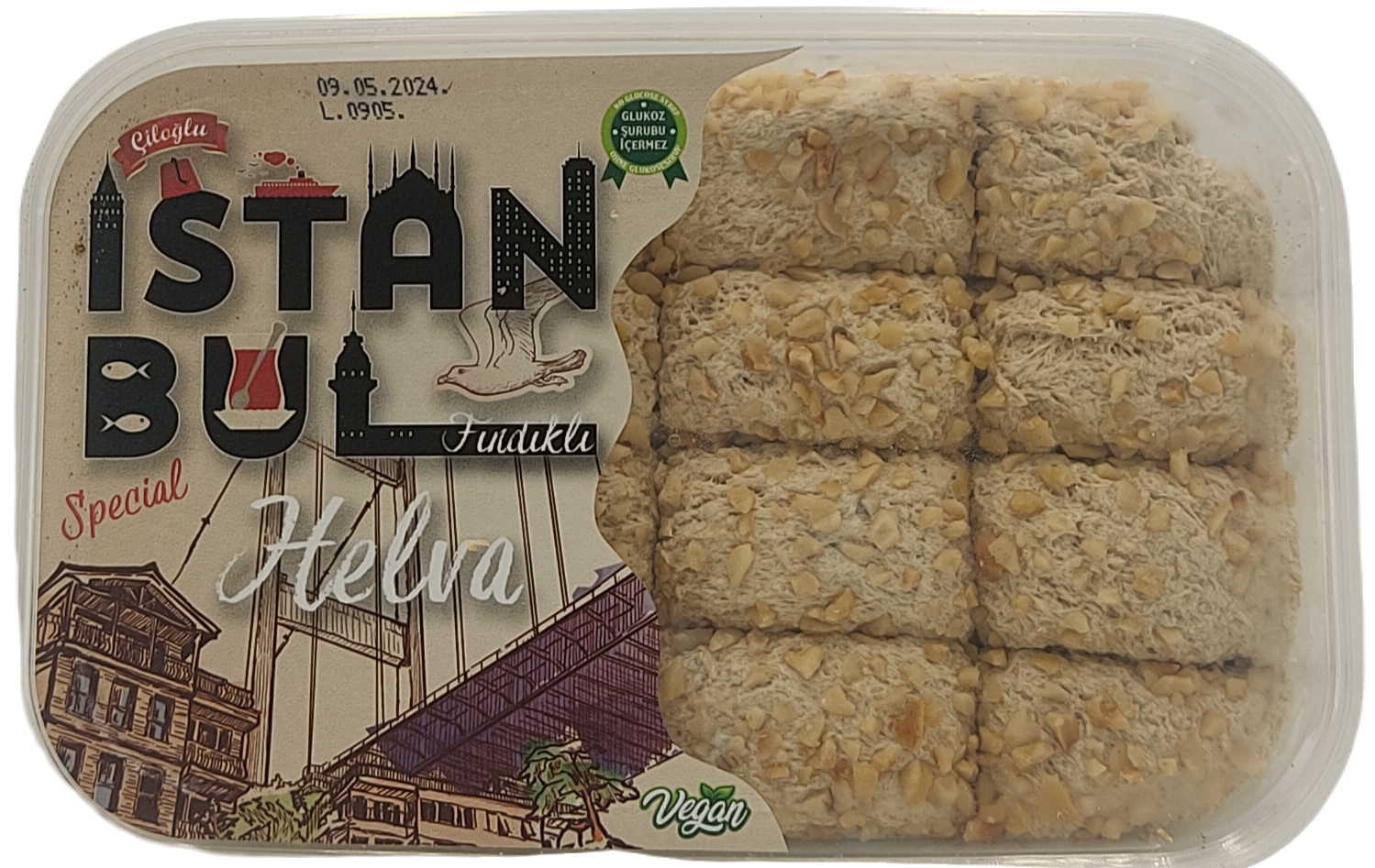 Ciloglu halva s lískovými oříšky 350g