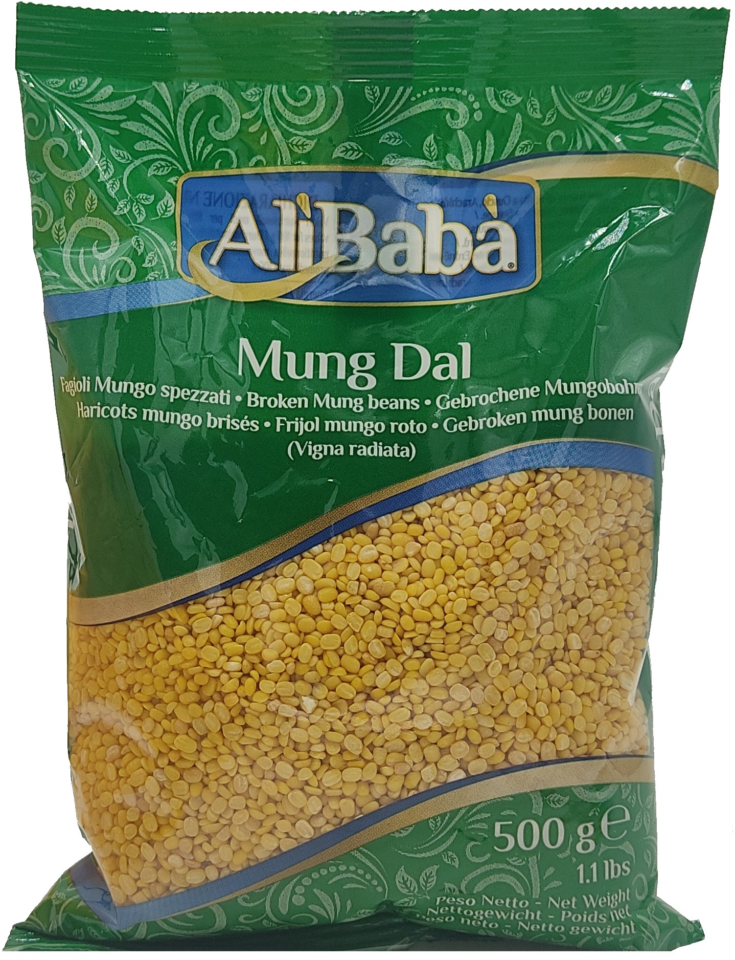 Alibaba fazole mungo půlené, loupané 500g