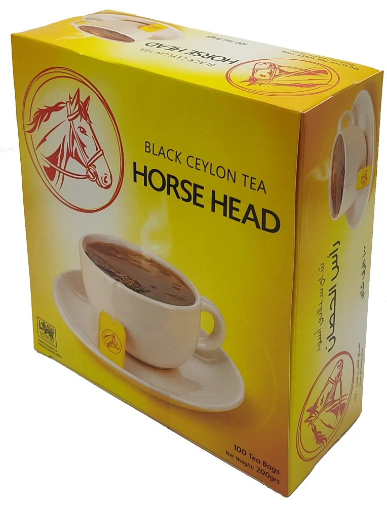 Horse head černý čaj ceylon 100 sáčků