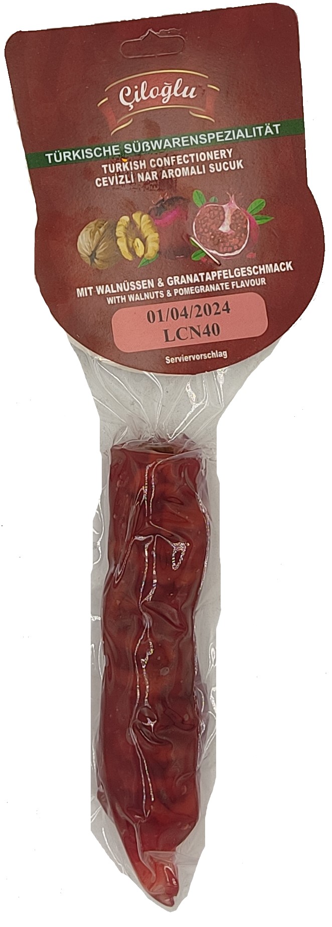 Ciloglu ořechový suk granátové jablko 80g