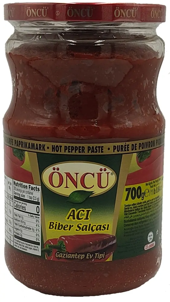 Öncü papriková pasta pálivá 700g