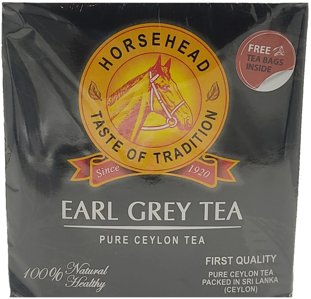Horse head černý čaj ceylon earl grey 400g