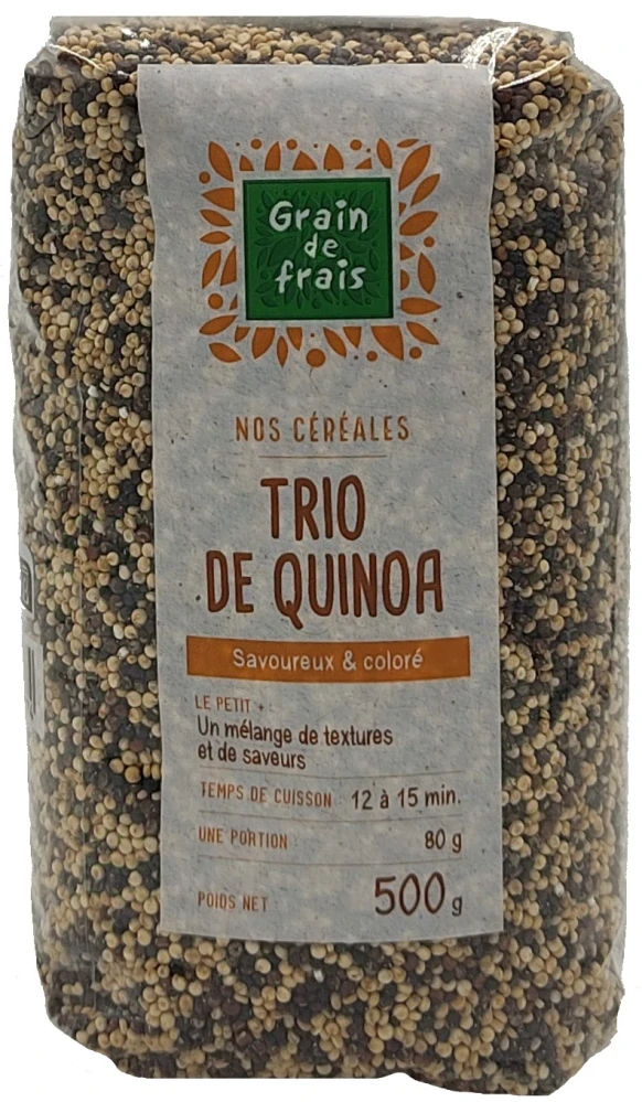 Grain de frais quinoa trio 500g