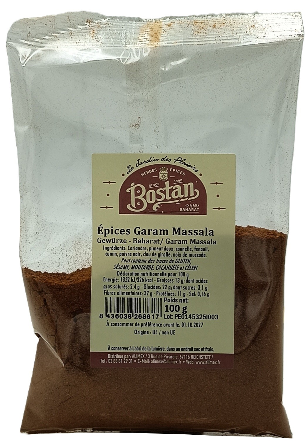 Bostan garam masala 100g