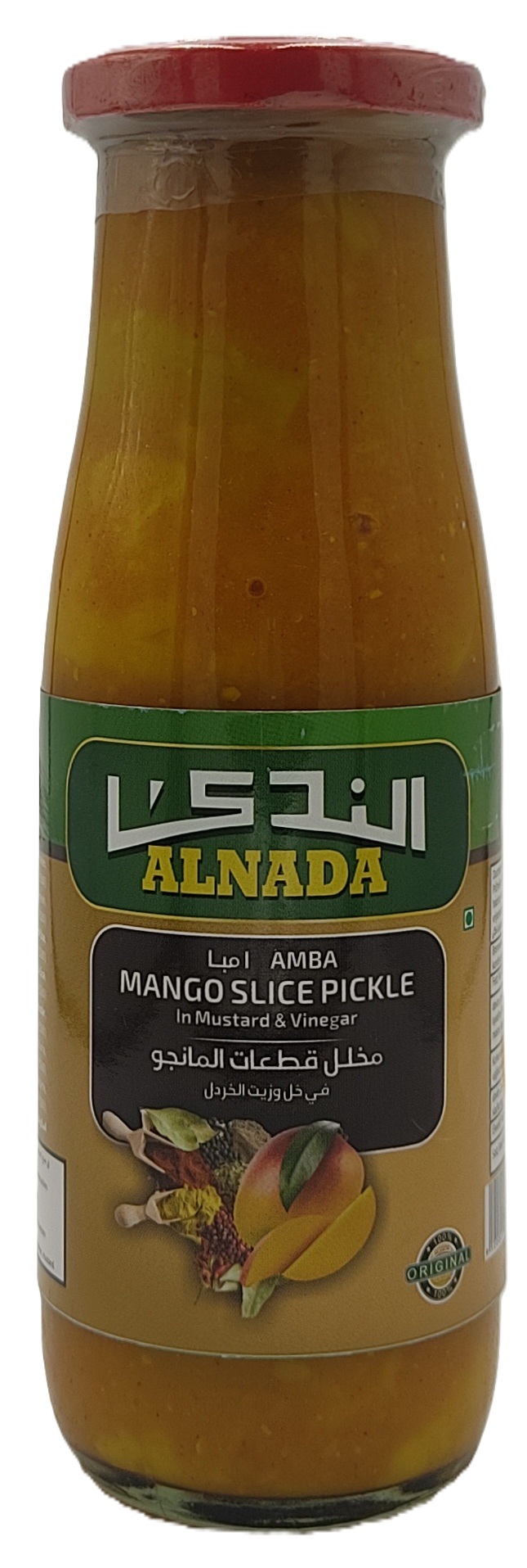 Alnada nakládané plátky manga v hořčici a octě 400g