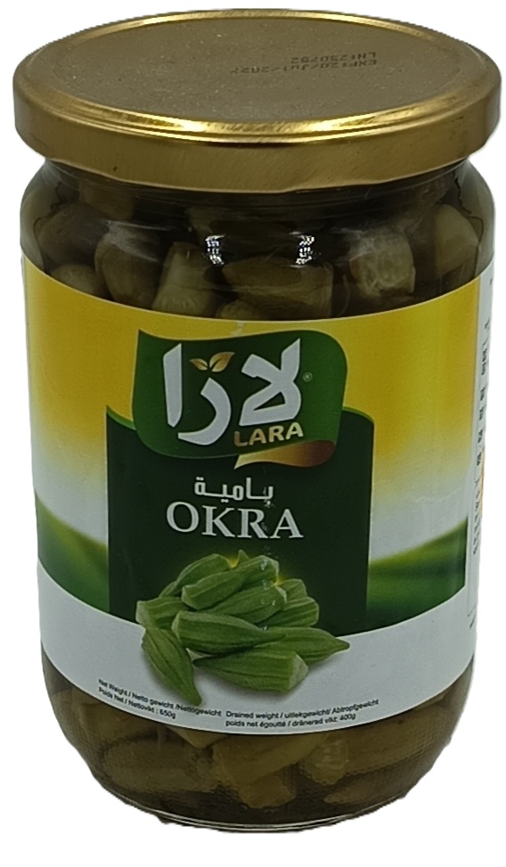 Lara nakládaná okra 650g