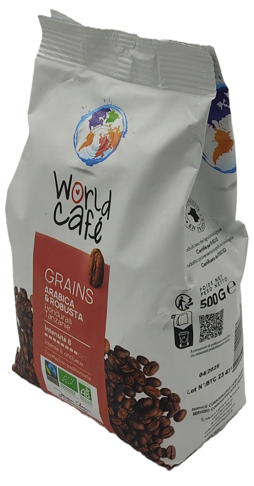 World café bio honduras tanzanie 500g