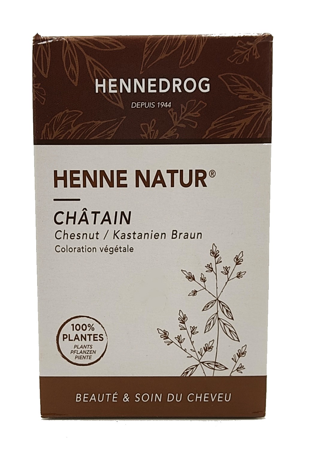 Henna natur kaštanová 90g