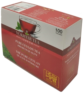 Mokhtar černý čaj ceylon 100 x 2g