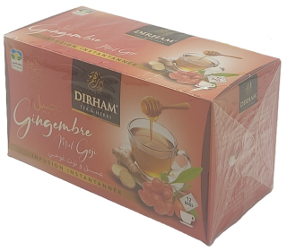 Dirham – instantní bylinný nápoj se zázvorem, goji a medem 12 sáčků