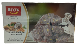 Keyf´s turecký lokum kokos,arašídy a mrkev 300g
