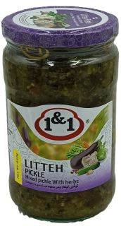 1&1 mix nakládané zeleniny s bylinkami 640g