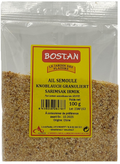 Bostan česnek sušený hrubě mletý 100g